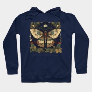 Mystic Moth with Magic Herbarium Hoodie